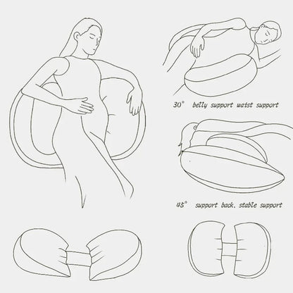 MyBumpBeyond- Maternity Sleeping Pillow